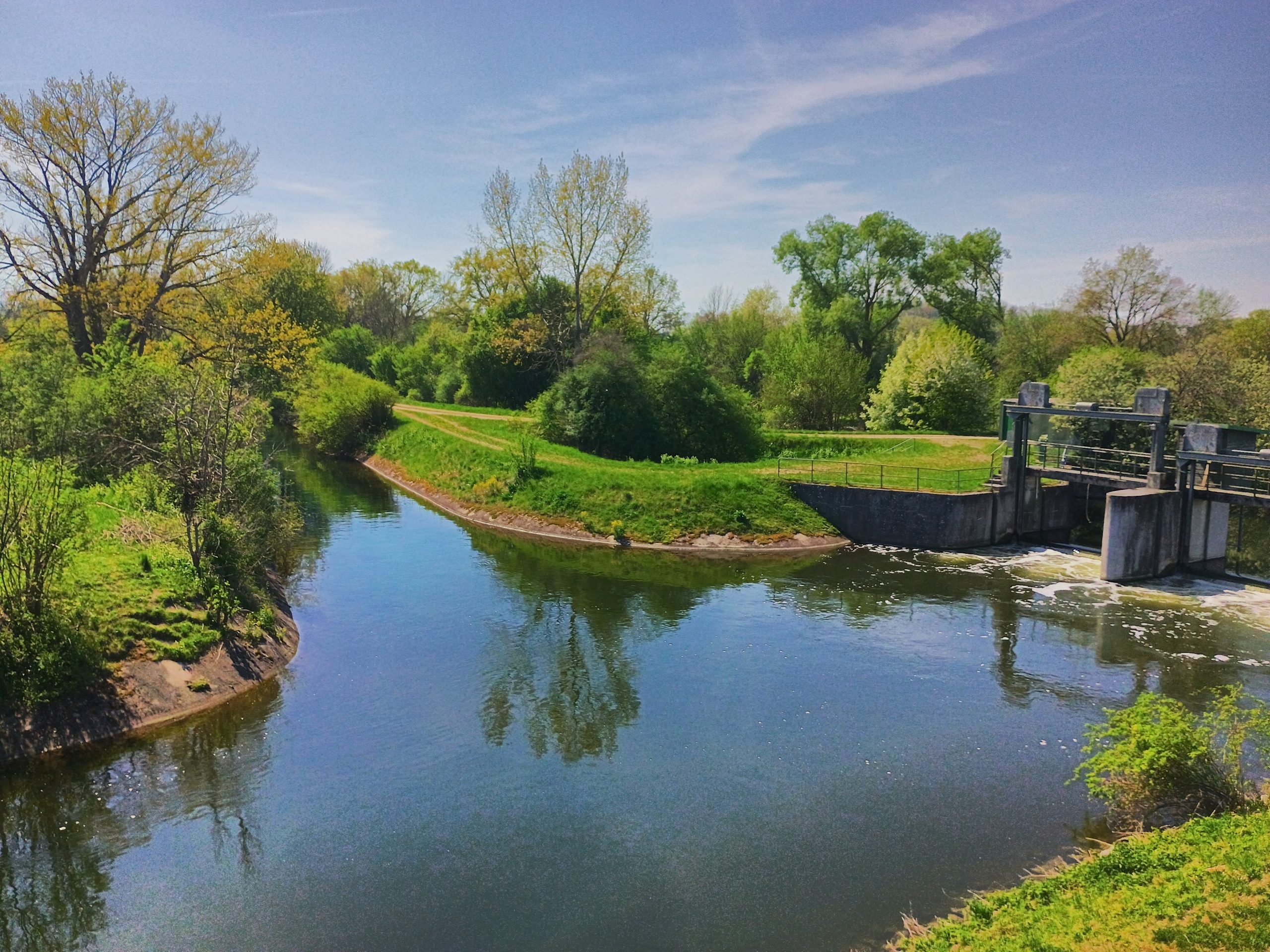 Mündung Abfanggraben in Fischteichzubringer, Foto: Martin Carstensen