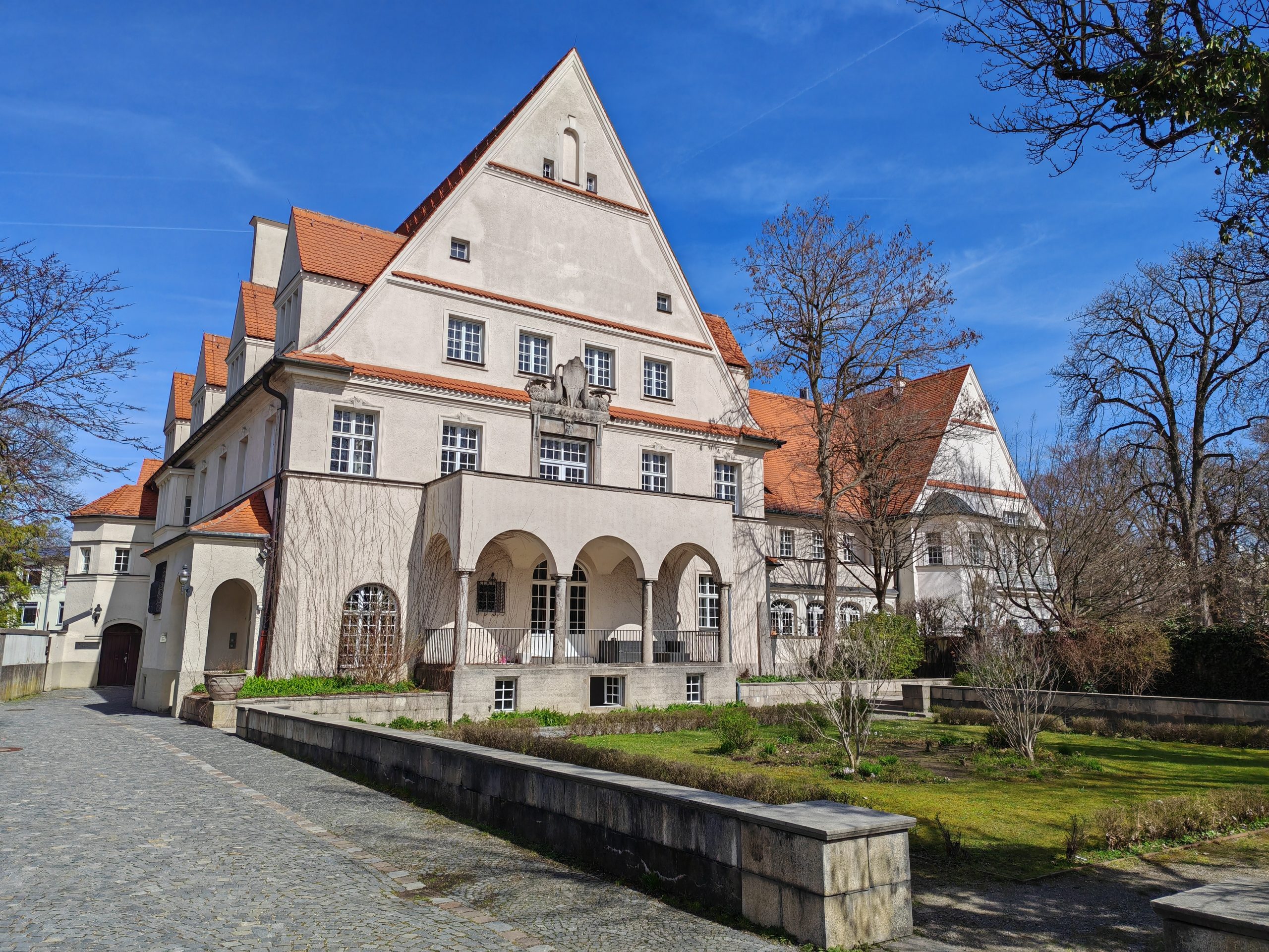 Die Lauer Villa diente von 1946 bis ca. 1975 als Synagoge.