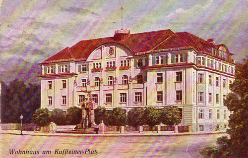 Postkarte der Terraingesellschaft Herzogpark-München, gestempelt 11.12.1912 (Privatbesitz)