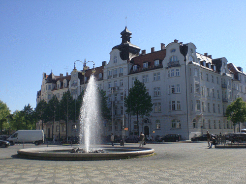 Fontäne, Prinzregentenplatz, © dietlind pedarnig, 2008