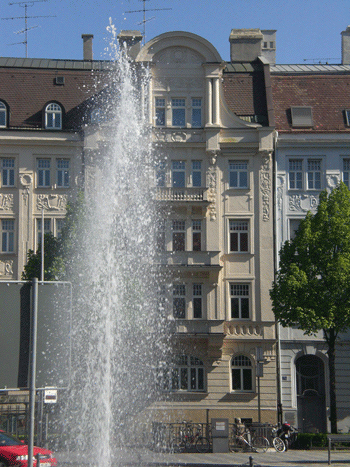Fontäne, Prinzregentenplatz, © dietlind pedarnig, 2008