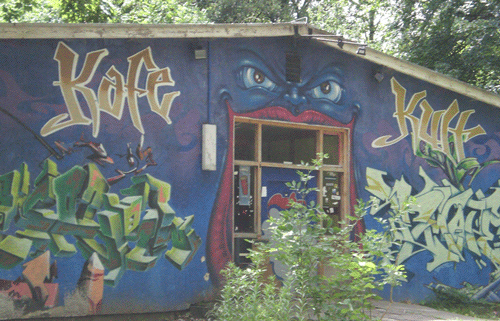 Baracke im Bürgerpark Oberföhring © dietlind pedarnig (2007)