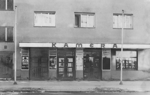 Lichtreklame an der "Kamera"-Lichtspielen, 1938 © Stadtarchiv München