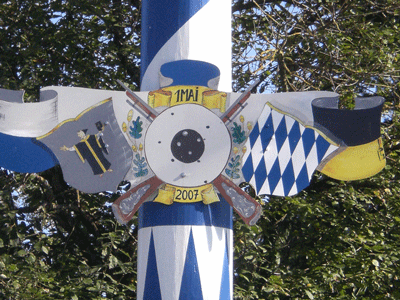 Detail Daglfinger Maibaum