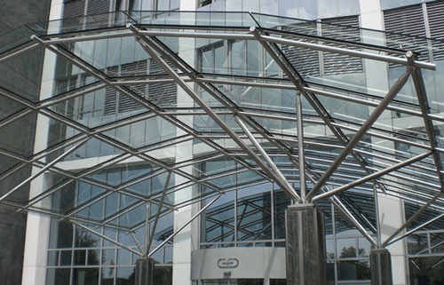 Eingangsportal der Firma Giesecke & Devrient © dietlind pedarnig (2007)