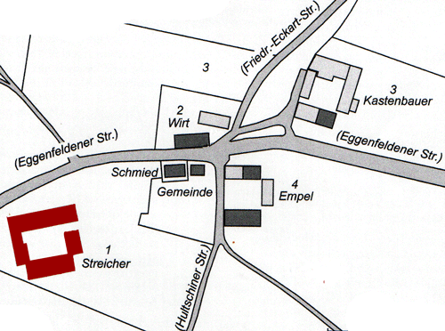 Historischer Stadtplan © Thomas Bernst, 2000