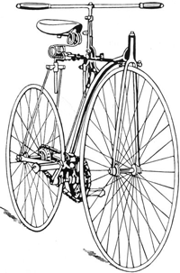 erstes „Rover Safety Bicycle“ von John Kemp Starley, 1879