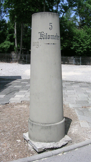 Foto: Kilometerstein