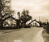 Oberföhringer Dorfkern mit St. Lorenz © Verein für Stadtteilkultur im Münchner Nordosten e.V.