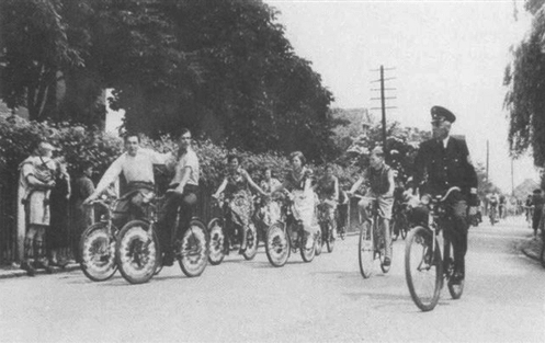 Radlkorso an der Ostpreußenstraße