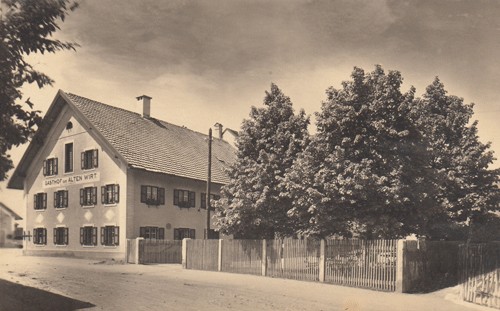 Der »Alte Wirt« auf einer Ansichtskarte aus dem Jahr 1930. © privat