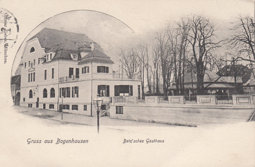 1914 mit dem großen Tanzpavillon rechts