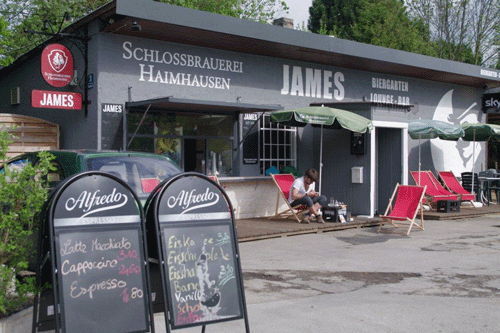 Lounge/Bar »James« im Mai 2012 hpt © Verein für Stadtteilkultur im Münchner Nordosten e.V.