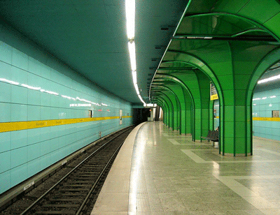 U-Bahnstation Böhmerwaldplatz, Foto: Florian Schütz, www.muenchnerubahn.de