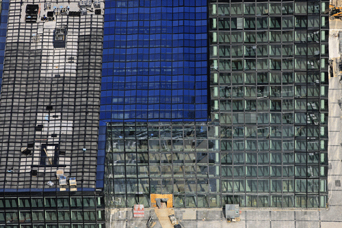 Baustelle SZ-Verwaltungsgebäude 2008 mit freundlicher Genehmigung zur Verfügung gestellt von Klaus Leidorf (copyright: Klaus Leidorf Luftbilddokumentation); Quelle: http://www.leidorf.de/index.php.