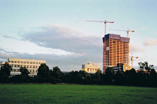 Baustelle SZ-Verwaltungsgebäude 2007; hpt © Verein für Stadtteilkultur im Münchner Nordosten e.V.