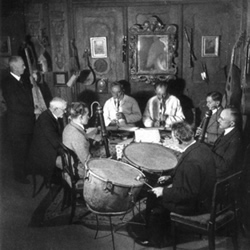 Probe im Düll'schen Atelier, um 1930 (Foto Privatbesitz)