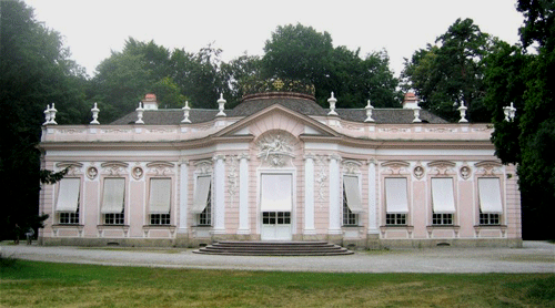 Die Amalienburg im Nymphenburger Schlosspark in München