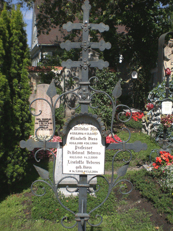 Foto Grabstätte von Wilhelm Diess am Friedhof von St. Georg © dietlind pedarnig (2007)