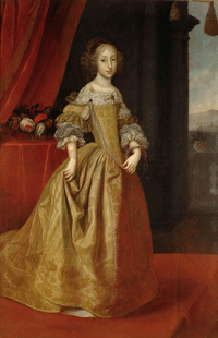 Maria Antonia von Österreich, 1684, Ölgemälde von Benjamin von Block, Kunsthistorisches Museum Wien.