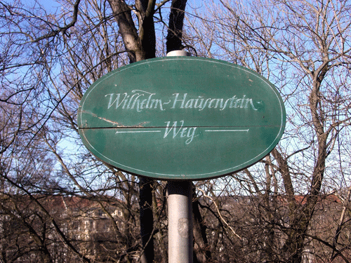 Schild am Promenadenweg in den Maximiliansanlagen; © dietlind pedarnig, 2008