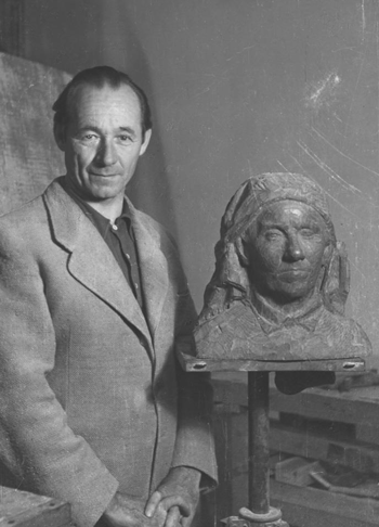 Prof. Josef Henselmann, Fotografie 16. Juli 1948, © Stadtarchiv München, Sign. DE-1992-FS-PER-H-0333-01