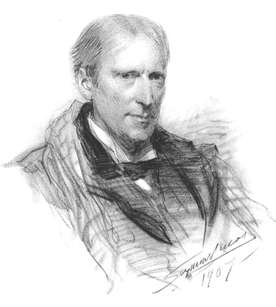 Hubert von Herkomer, von J. Seymour Lucas RA, 1907.