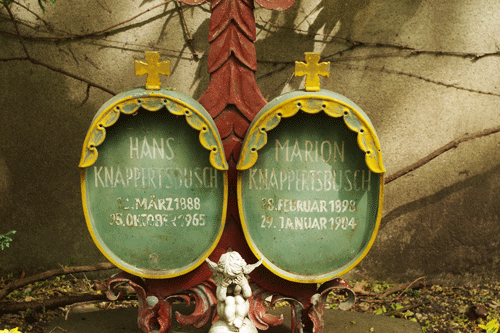 Hans Knappertsbusch und die Münchner Philharmoniker im Saal an der Schornstraße (1962).