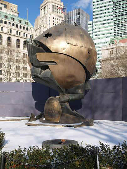 »The Sphere« im Battery Park von New York, Clemens Dorda, 2007.