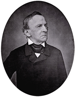 König Ludwig I. von Bayern um 1860, Photographie von Joseph Albert