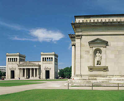 Der Königsplatz in München