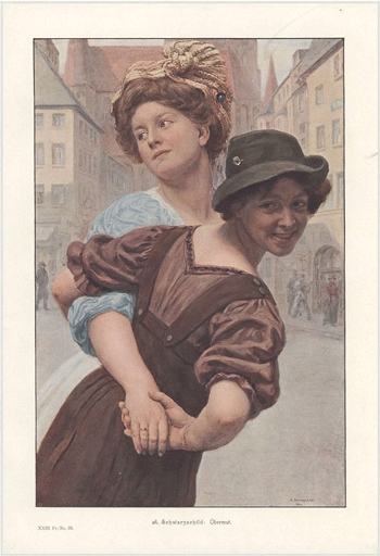 »Übermut«, Abdruck möglicherweise im Magazin »Über Land und Meer«, 1907