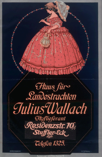 Werbeplakat von Frank Kirchbach, 1912 © Stadtarchiv München, Sign. DE-1992-PL-14192