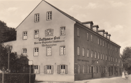 »Gasthaus zur Post« mit Bemalung © privat
