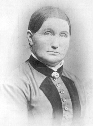 Margarethe Pfeifer (1844 - 1877) und Johann Pfeifer (1833 - 1909); Buchscan aus: "Dörfer auf dem Ziegelland", hrsg. von Roland Krack, München 2002.