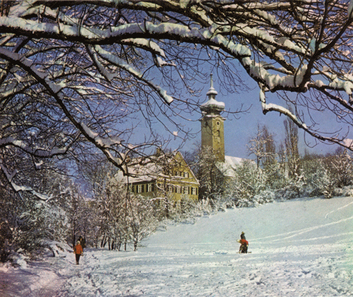 "Das Bogenhauser Kircherl", Kalenderblatt 1968, Foto: Hermann Eisenbeiss