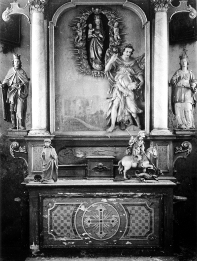 Altar von St. Georg, historische Aufnahmen © Verein für Stadtteilkultur im Münchner Nordosten e.V.