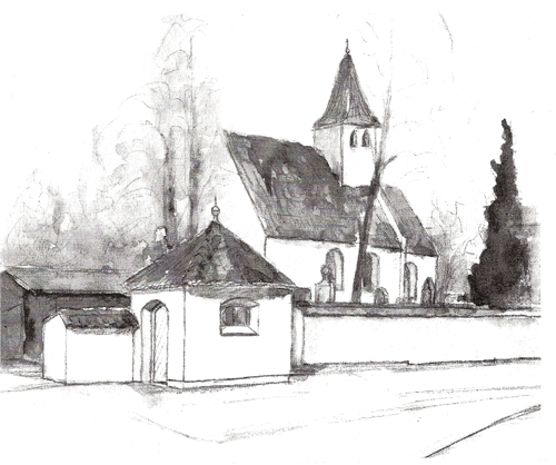 Karin Bernst, "Ein Spaziergang durch den Münchner Nordosten", Kalender 2002.