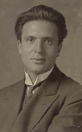 Bruno Walter 1912 in Wien. Fotoatelier W(enzel) Weis (1858–1930), Wien, Landstraßer Hauptstraße 67