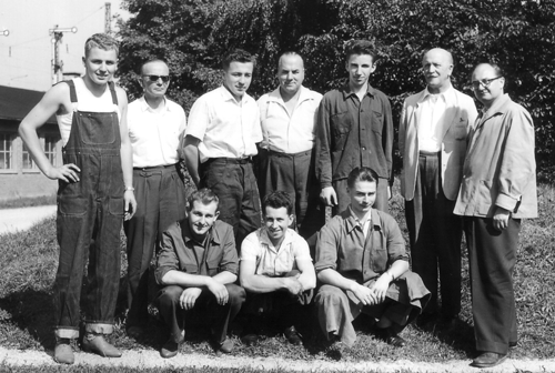 Belegschaft von "Jos. Schwaiger's Witwe" in den 1960er-Jahren © Helmut Keller