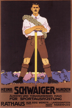 Reklameplakat, Entwurf von Carl Kunst, um 1905