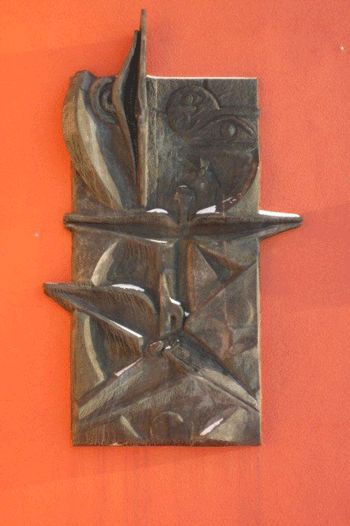 Relief an der Hauswand der Schule hpt © Verein für Stadtteilkultur im Münchner Nordosten e.V.