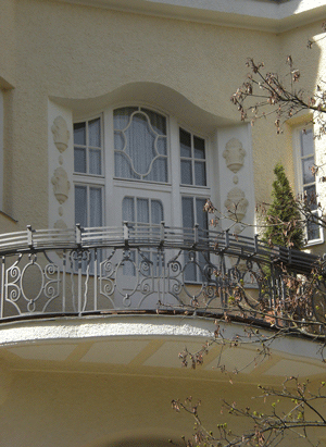 Balkon Herzogparkstraße 3 © dietlind pedarnig (2008)