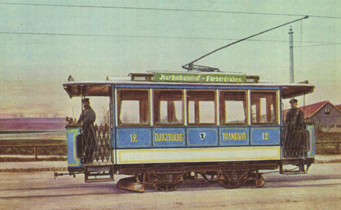 elektrische Tram München 1895