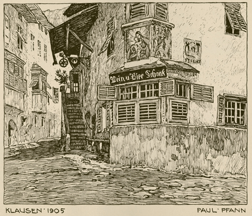 Die Münchner Haupt, Entwurf von Pfann und Blumentritt 1892; Quelle: Technische Hochschule München