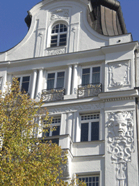 Hausfassade Prinzregentenplatz Fotos © dietlind pedarnig, 2007