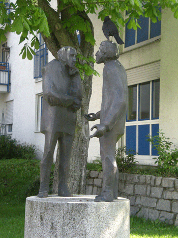 Skulptur »Kommunikation« © dietlind pedarnig, 2008