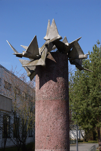 Skulptur "Vogelschwarm" hpt © Verein für Stadtteilkultur im Münchner Nordosten e.V. (2008)