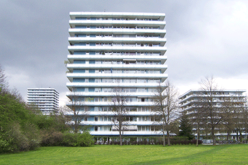 Wohnhaus im Cosimapark; hpt © Verein für Stadtteilkultur im Münchner Nordosten e.V., 2008