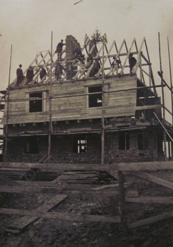 Richtfest, Ostpreußenstraße 58, 1929